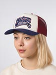 Бейсболка STETSON арт. 7761162 TRUCKER CAP LETTERING (белый / синий)